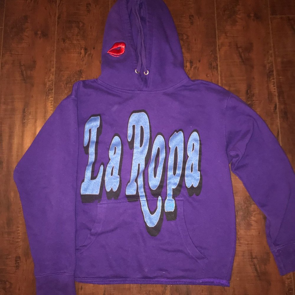 Purple pullover hoodie La Ropa/ACC Studio
